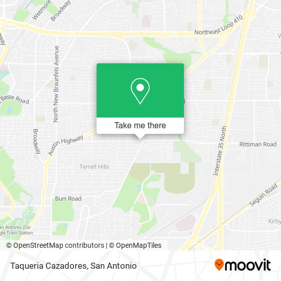 Mapa de Taqueria Cazadores