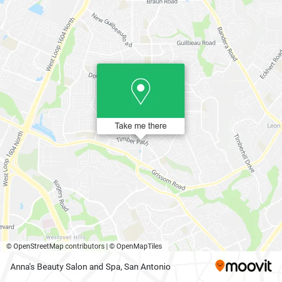Anna's Beauty Salon and Spa map