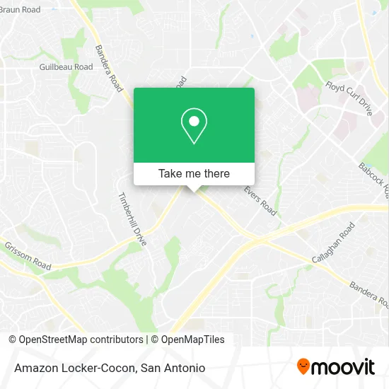 Amazon Locker-Cocon map