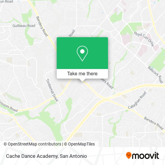 Cache Dance Academy map