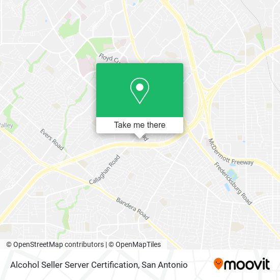 Mapa de Alcohol Seller Server Certification