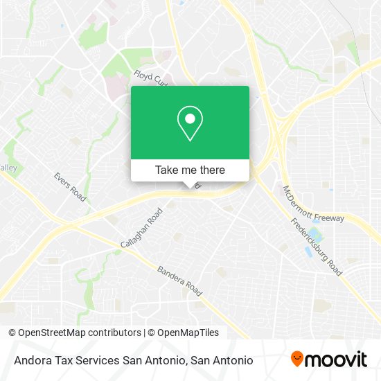 Mapa de Andora Tax Services San Antonio