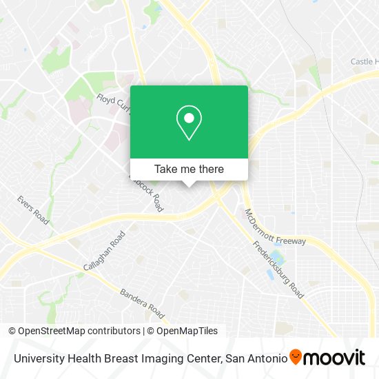 University Health Breast Imaging Center map