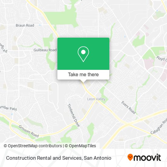 Construction Rental and Services map