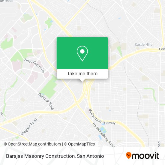 Barajas Masonry Construction map