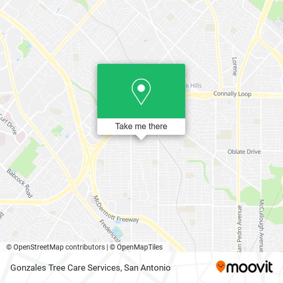 Mapa de Gonzales Tree Care Services