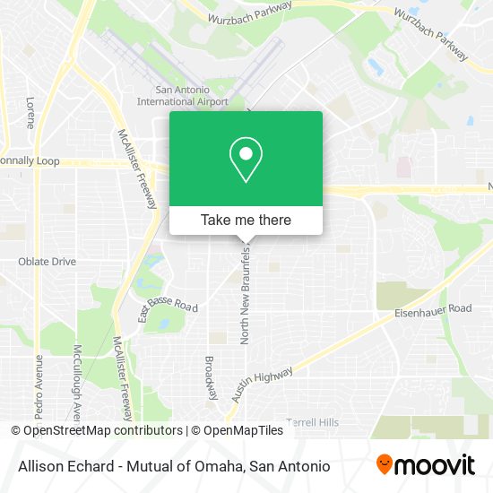 Mapa de Allison Echard - Mutual of Omaha