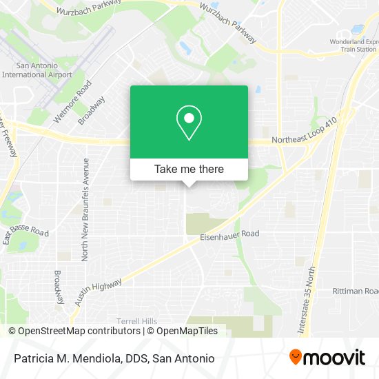 Patricia M. Mendiola, DDS map