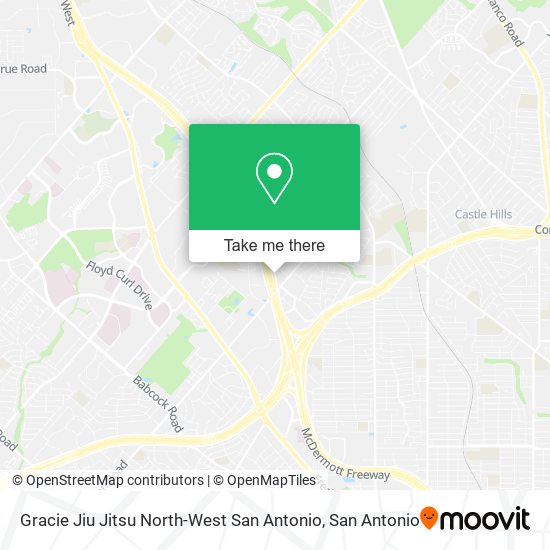 Gracie Jiu Jitsu North-West San Antonio map