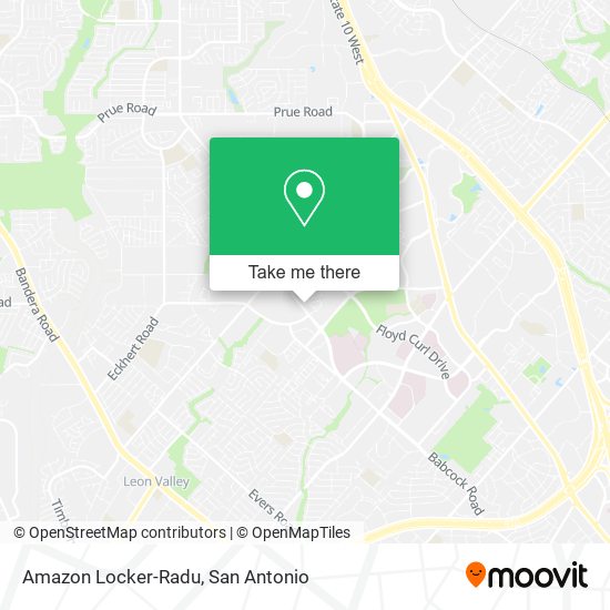 Mapa de Amazon Locker-Radu