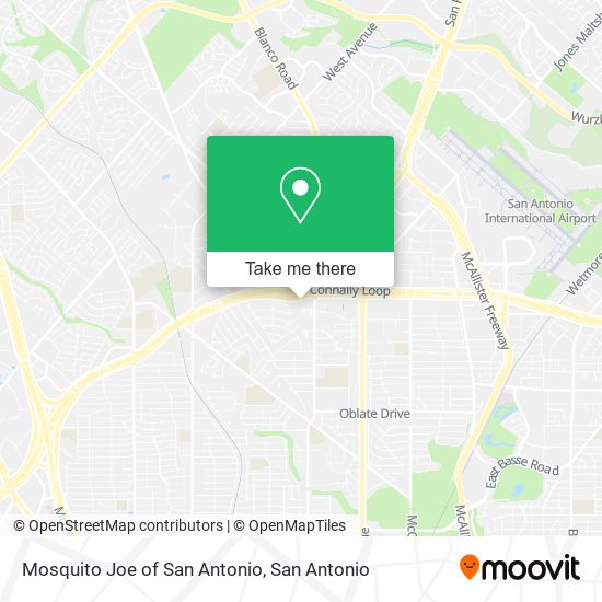 Mosquito Joe of San Antonio map