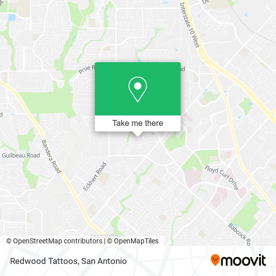 Redwood Tattoos map