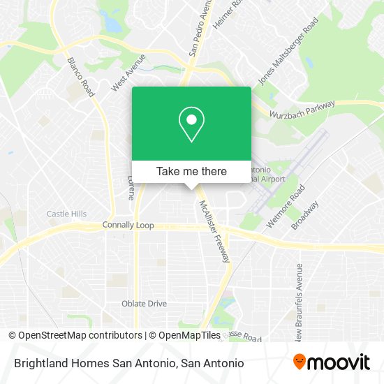 Brightland Homes San Antonio map