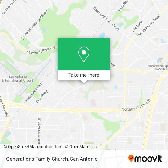 Generations Family Church map