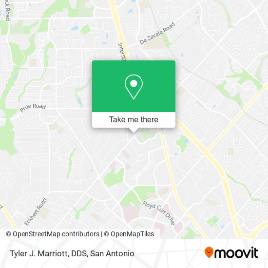 Tyler J. Marriott, DDS map