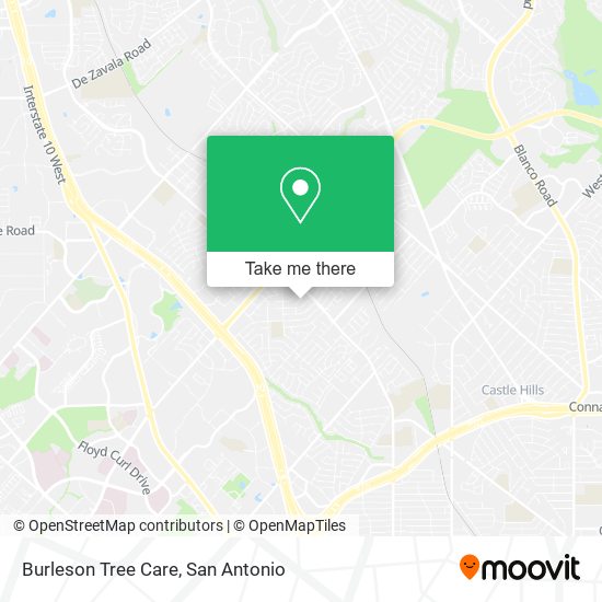 Burleson Tree Care map