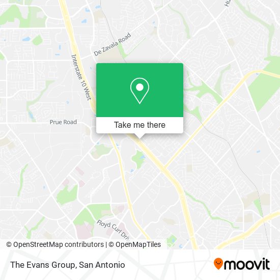 The Evans Group map