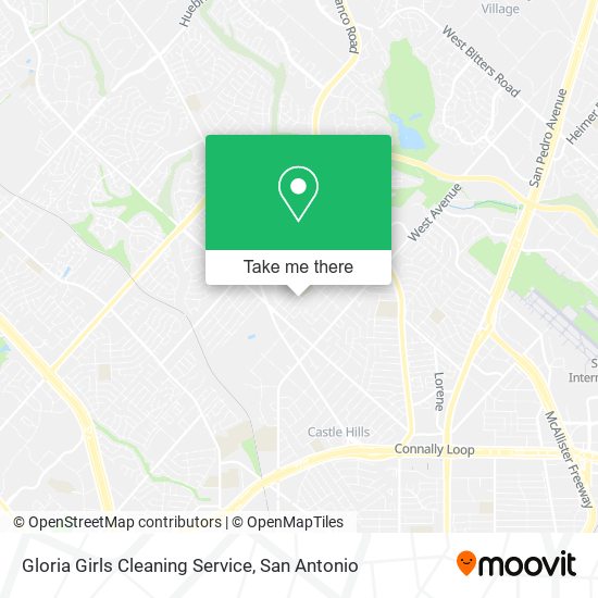 Gloria Girls Cleaning Service map