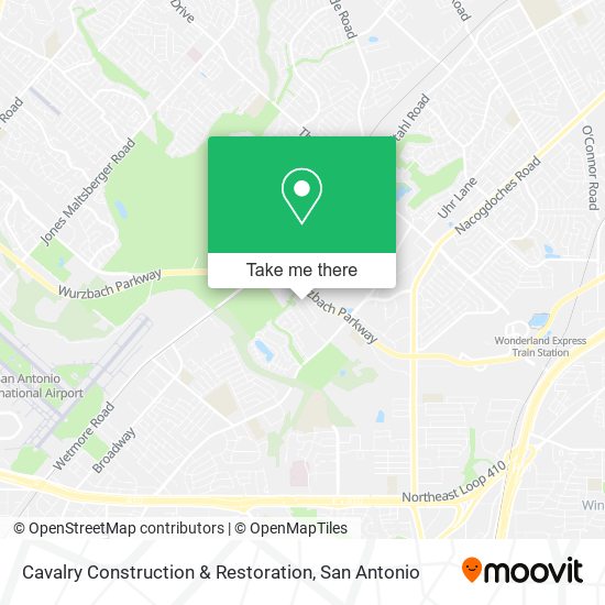 Cavalry Construction & Restoration map