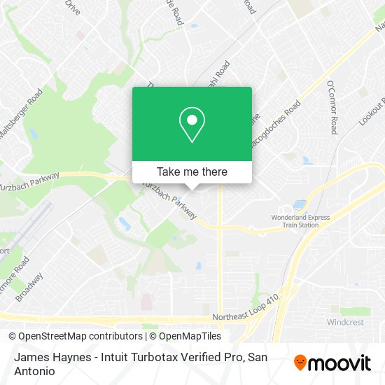 Mapa de James Haynes - Intuit Turbotax Verified Pro