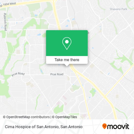 Cima Hospice of San Antonio map