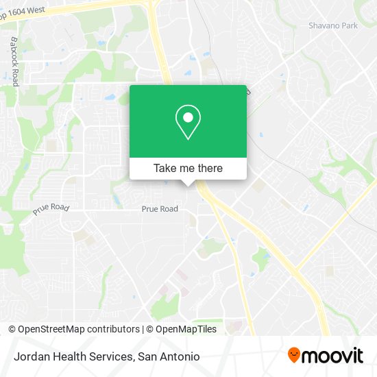 Jordan Health Services map