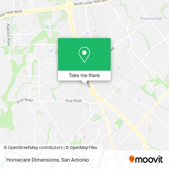 Homecare Dimensions map