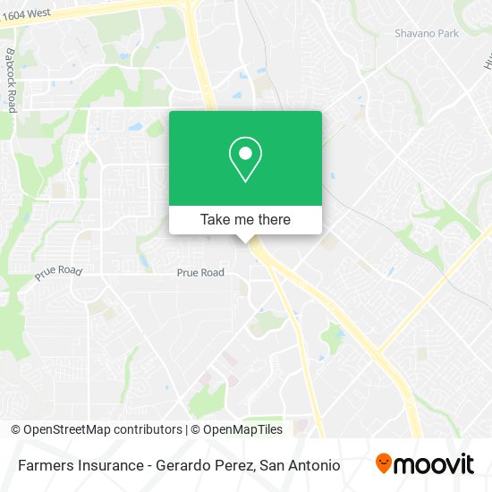 Farmers Insurance - Gerardo Perez map