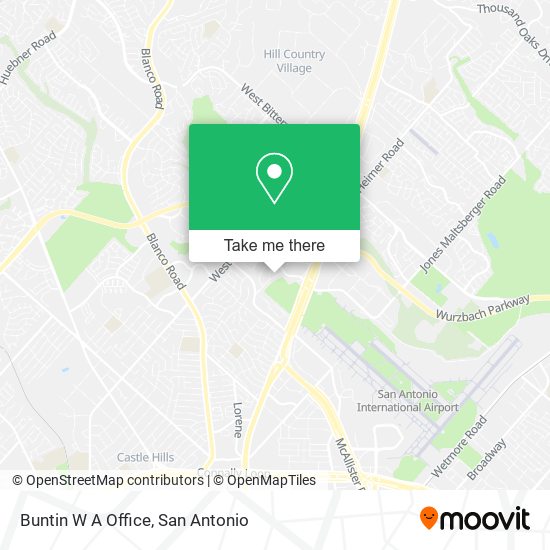 Buntin W A Office map