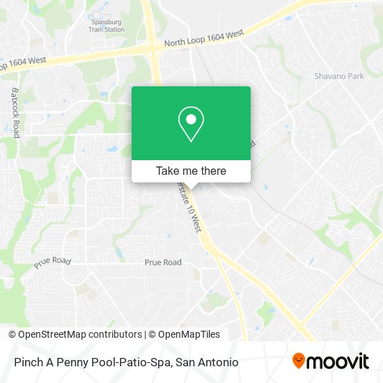 Mapa de Pinch A Penny Pool-Patio-Spa