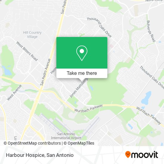 Harbour Hospice map