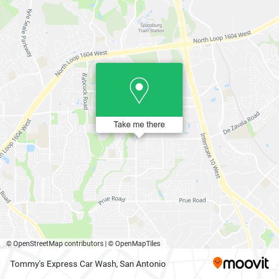 Tommy's Express Car Wash map