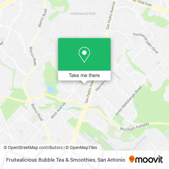 Mapa de Fruitealicious Bubble Tea & Smoothies