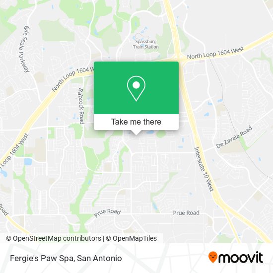 Fergie's Paw Spa map