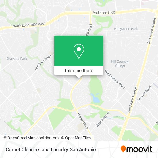 Mapa de Comet Cleaners and Laundry