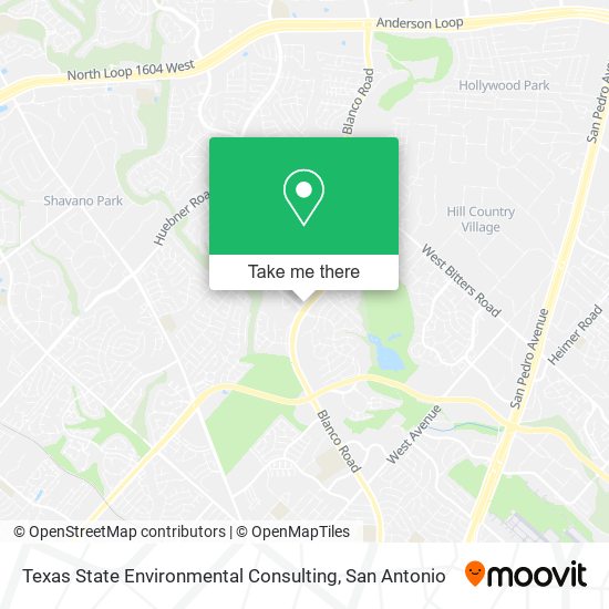 Mapa de Texas State Environmental Consulting