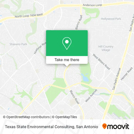 Mapa de Texas State Environmental Consulting