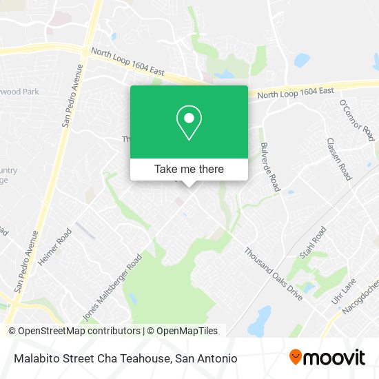 Malabito Street Cha Teahouse map