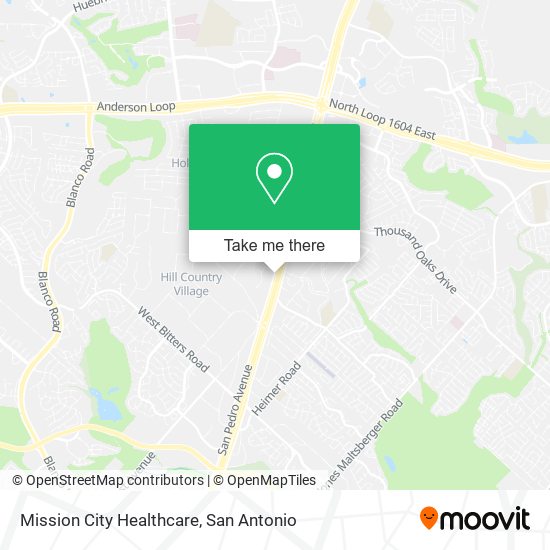 Mission City Healthcare map