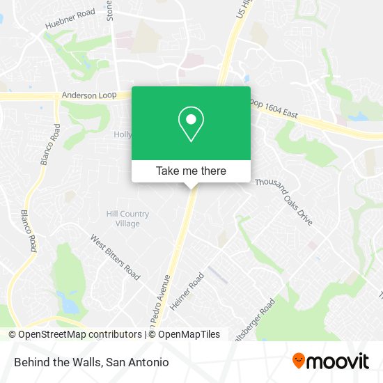 Behind the Walls map