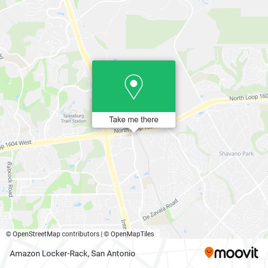 Amazon Locker-Rack map