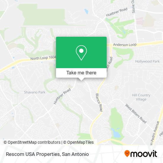 Rescom USA Properties map