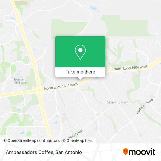 Ambassadors Coffee map