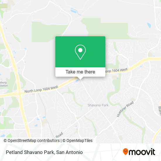 Petland Shavano Park map