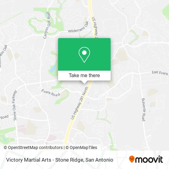 Victory Martial Arts - Stone Ridge map
