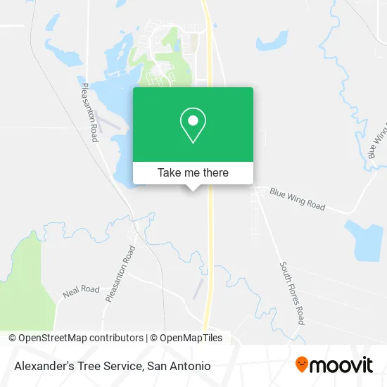 Alexander's Tree Service map