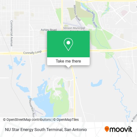 NU Star Energy South Terminal map