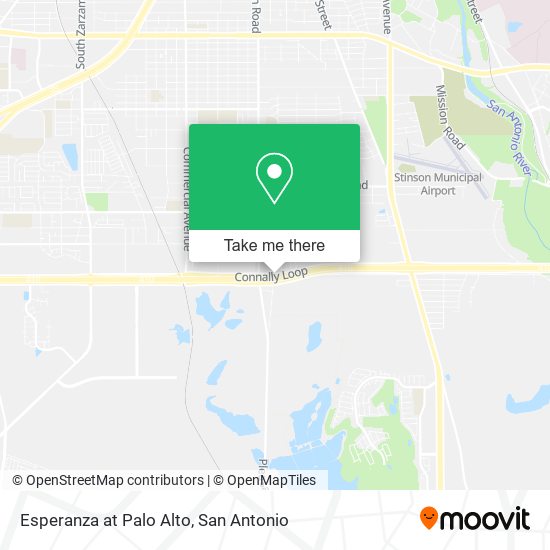 Esperanza at Palo Alto map