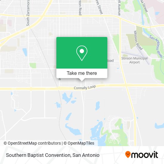 Southern Baptist Convention map