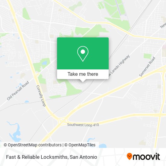 Fast & Reliable Locksmiths map